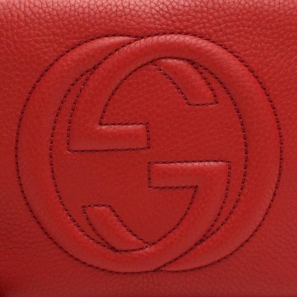 Gucci Soho Shoulder Bag Red - Picture 3 of 5